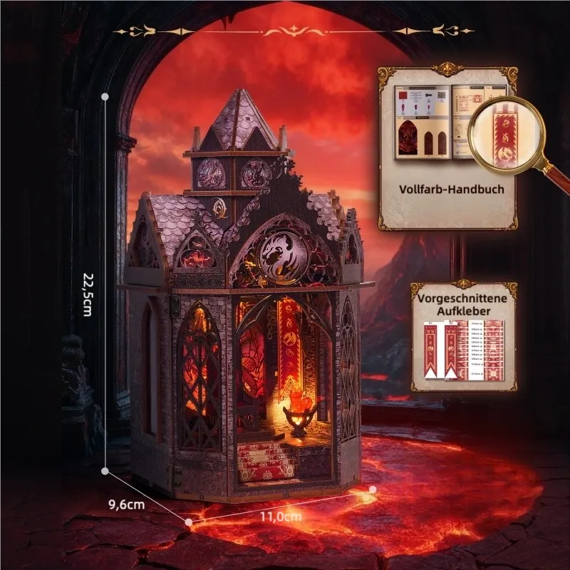 Book Nook Fourth Wing - Spire of the Wyrm