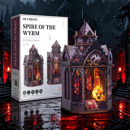 Book Nook Fourth Wing - Spire of the Wyrm