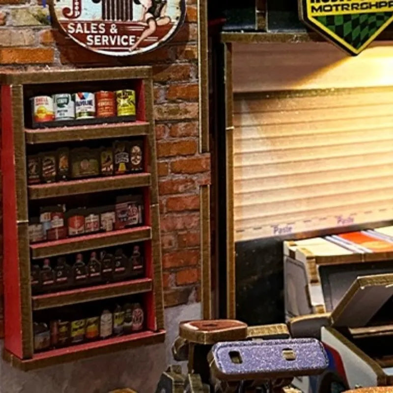 Garage book nook kit – detail view 5