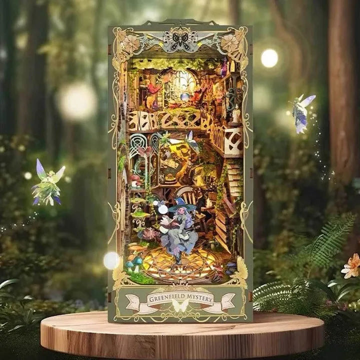 Green Fairyland book nook kit – detail view 10