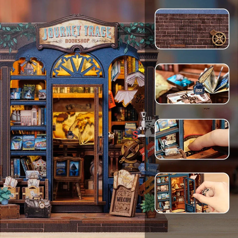 Book Nook Kit - Journey Trace Bookshop