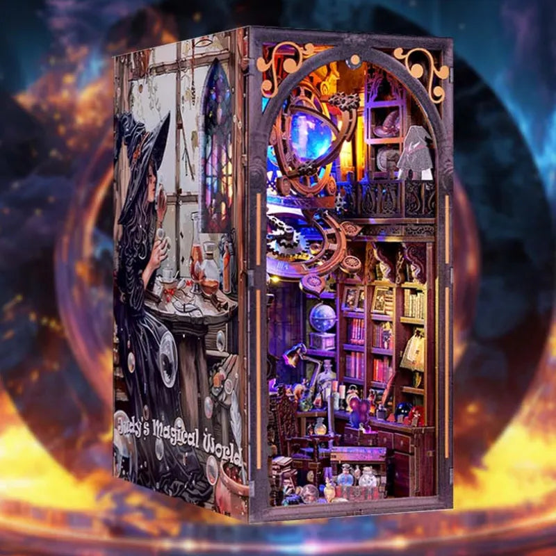 Judy's Magical World Book Nook Kit – DIY Little Witch's House
