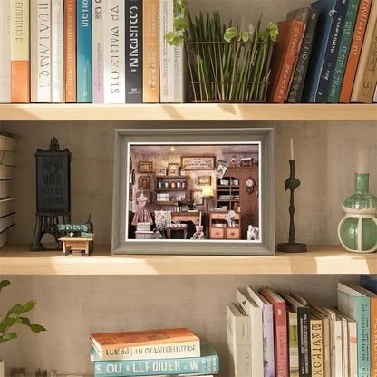 DIY 3D Picture Frame Kit - Lily's Sewing Room | Miniature Diorama