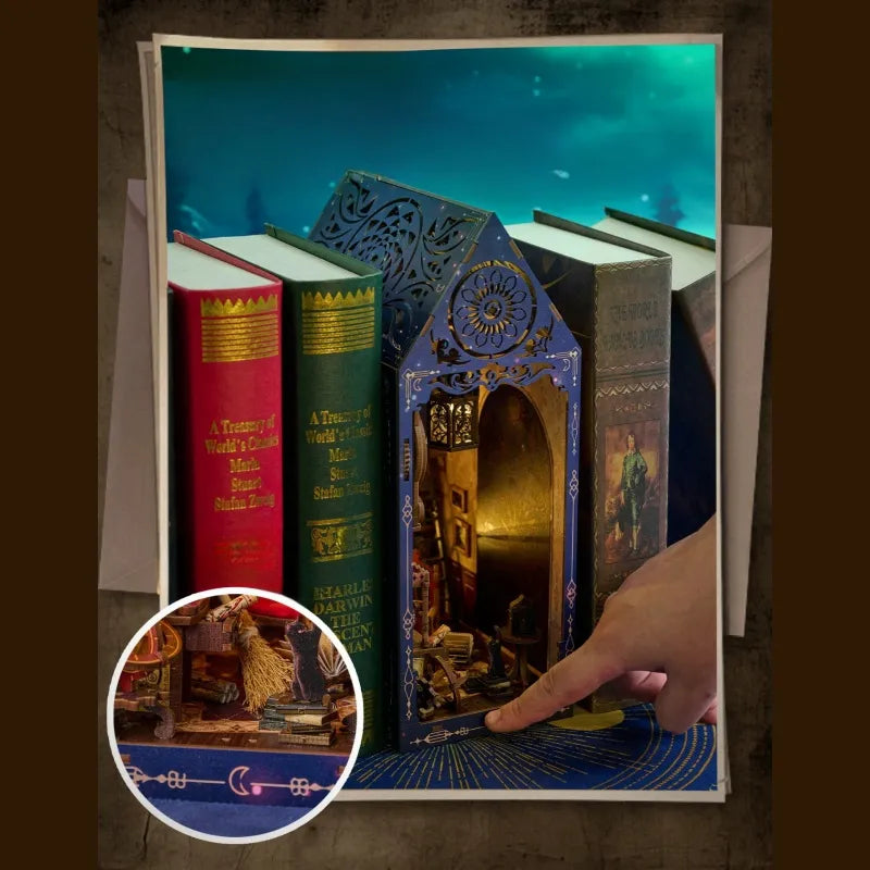 Magic Research Society book nook kit – detail view 4