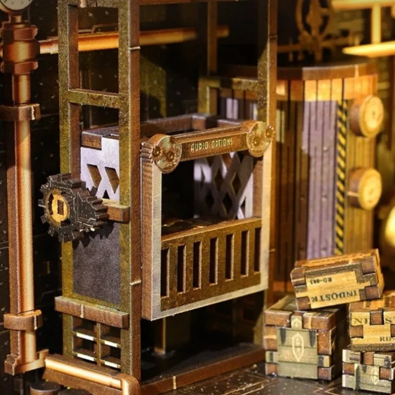 Kit Book Nook Mechanical Rhythm – Taller Steampunk DIY