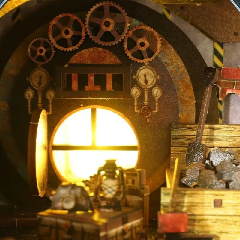 Kit Book Nook Mechanical Rhythm – Taller Steampunk DIY