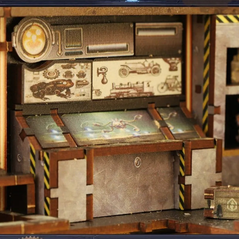 Kit Book Nook Mechanical Rhythm – Taller Steampunk DIY