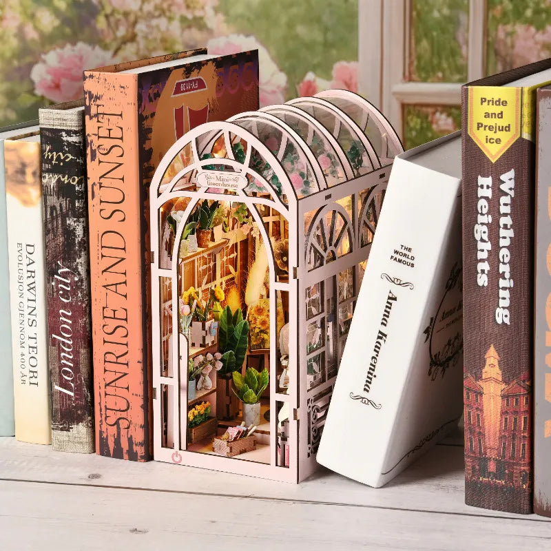 Book Nook - Mini Invernadero Sala de Flores
