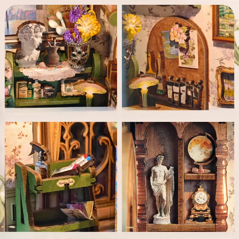 Monet's Impression book nook kit – detail view 2