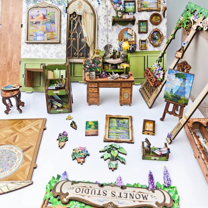 Monet's Impression book nook kit – detail view 8
