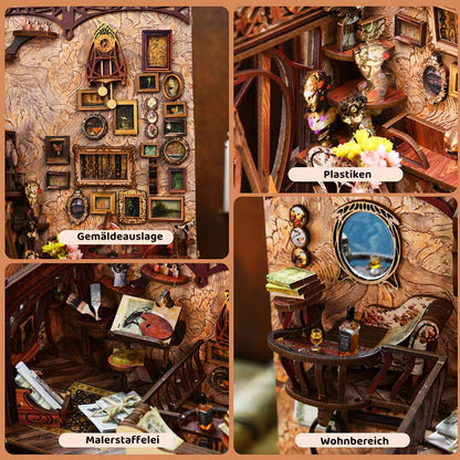 Book Nook - Painter's Day At Dusk