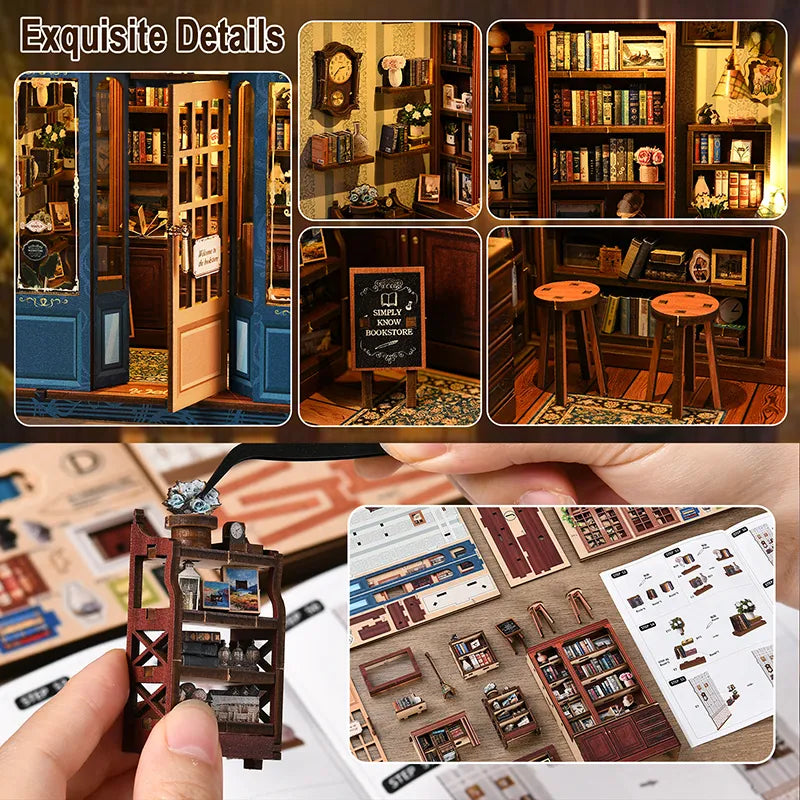 Book Nook - Sala de lectura con pérgola