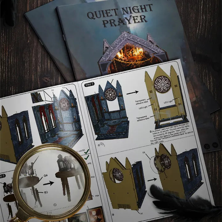Book Nook - Oración Silenciosa Nocturna