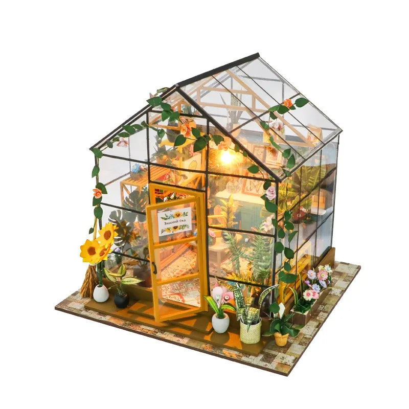 Casa en miniatura - Casa de flores Sunshine