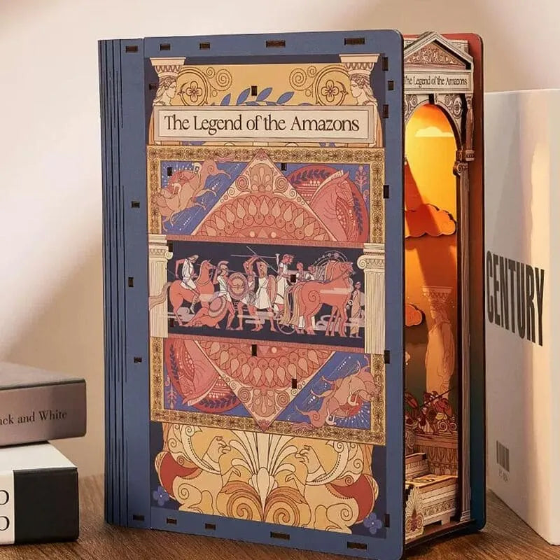 The Legend of the Amazons Book Nook Kit – DIY Greek Battle Scene