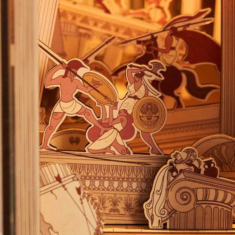 The Legend of the Amazons Book Nook Kit – DIY Greek Battle Scene
