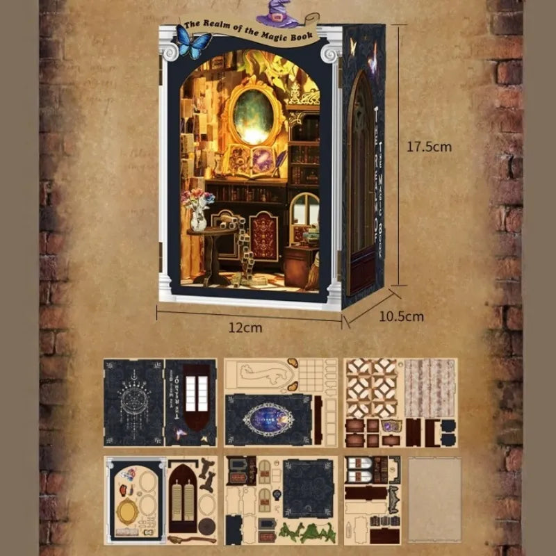 Book Nook - The Realm Of The Magic Book