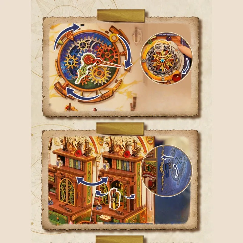 Magical Library Book Nook Kit – DIY Time-Travel Library