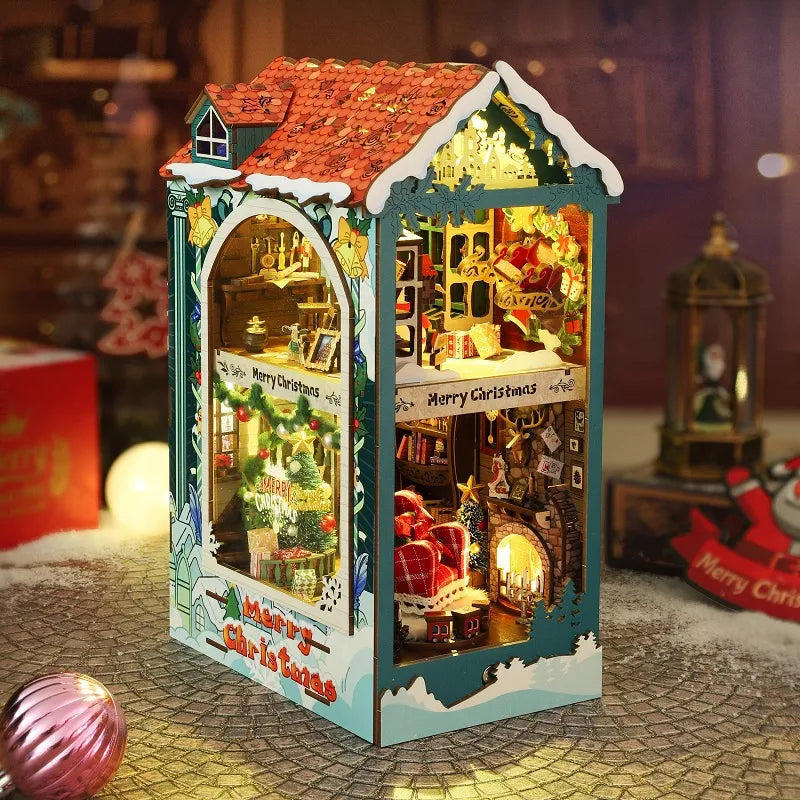 Book Nook - Merry Christmas | Christmas Diorama