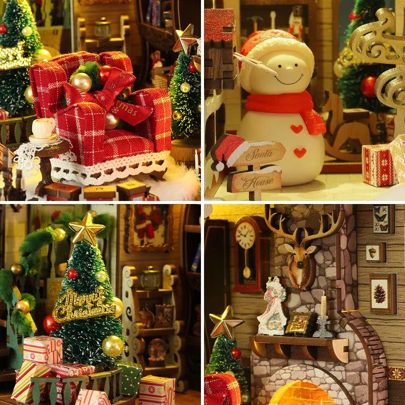 Book Nook - Merry Christmas | Christmas Diorama