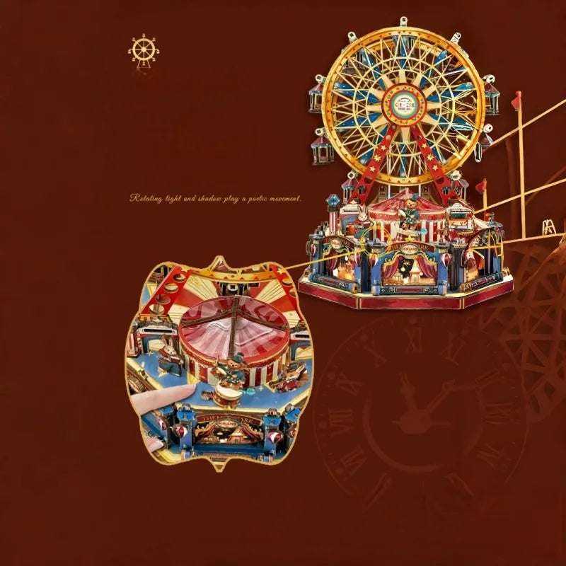 DIY Wooden Music Box - Century Ferris Wheel
