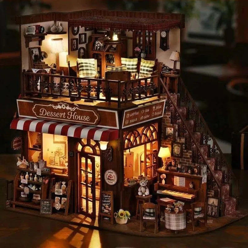 Kit de Casa en miniatura - Corner Dessert House