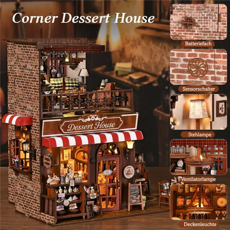 Kit de Casa en miniatura - Corner Dessert House