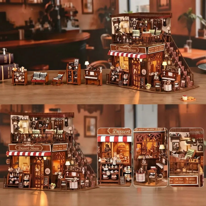 Kit de Casa en miniatura - Corner Dessert House