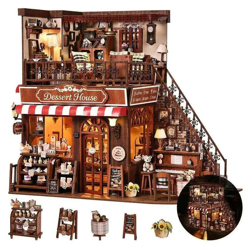 Kit de Casa en miniatura - Corner Dessert House