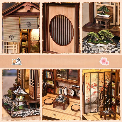 Miniature House Kit - Moss-Lantern Harmony Garden