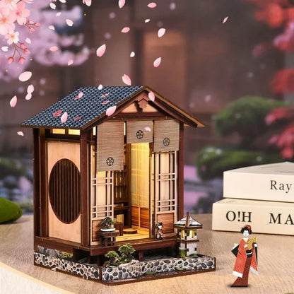 Miniature House Kit - Moss-Lantern Harmony Garden