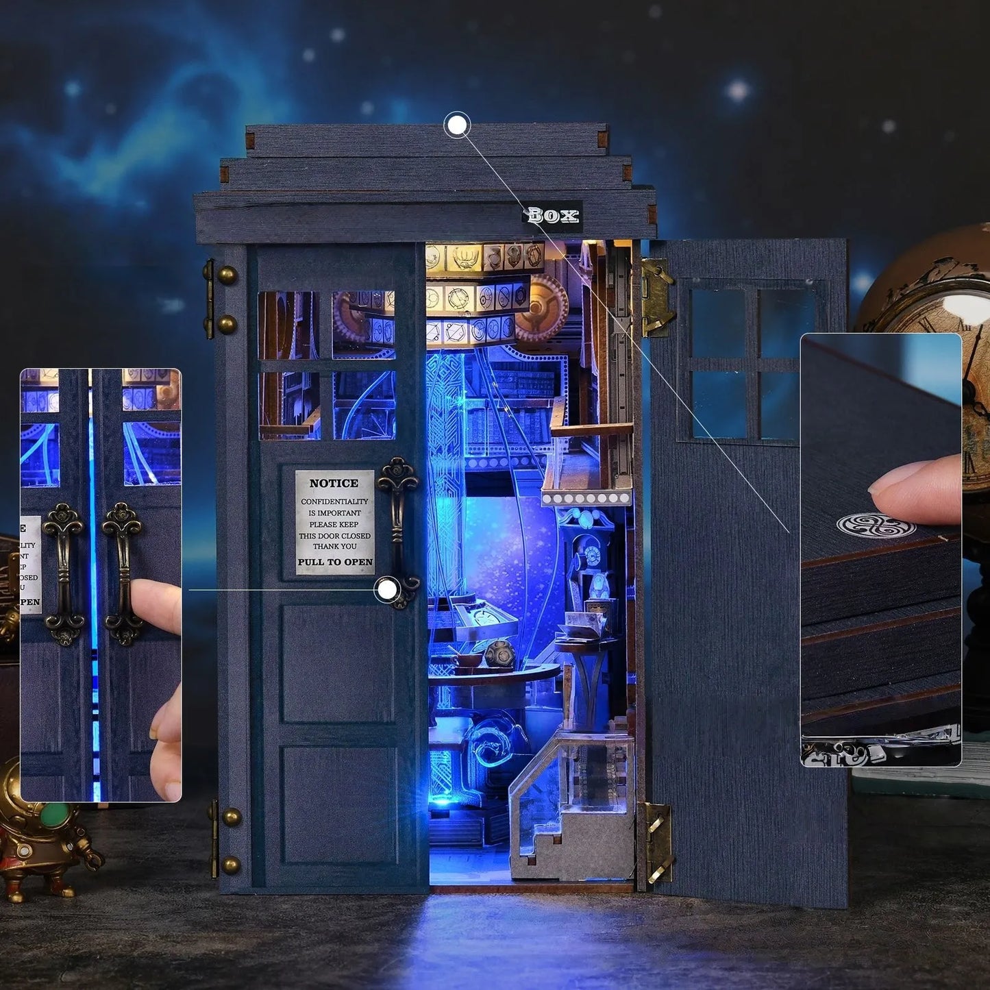Book Nook - Mysterious Phone Booth