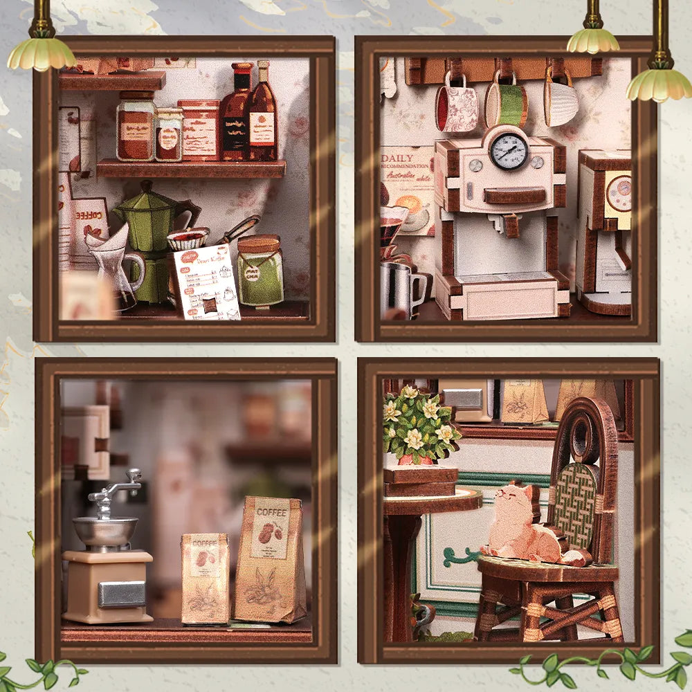 Miniature House Kit - Sunny Cafe