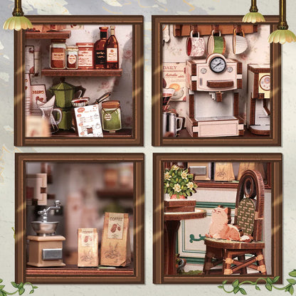 Miniature House Kit - Sunny Cafe