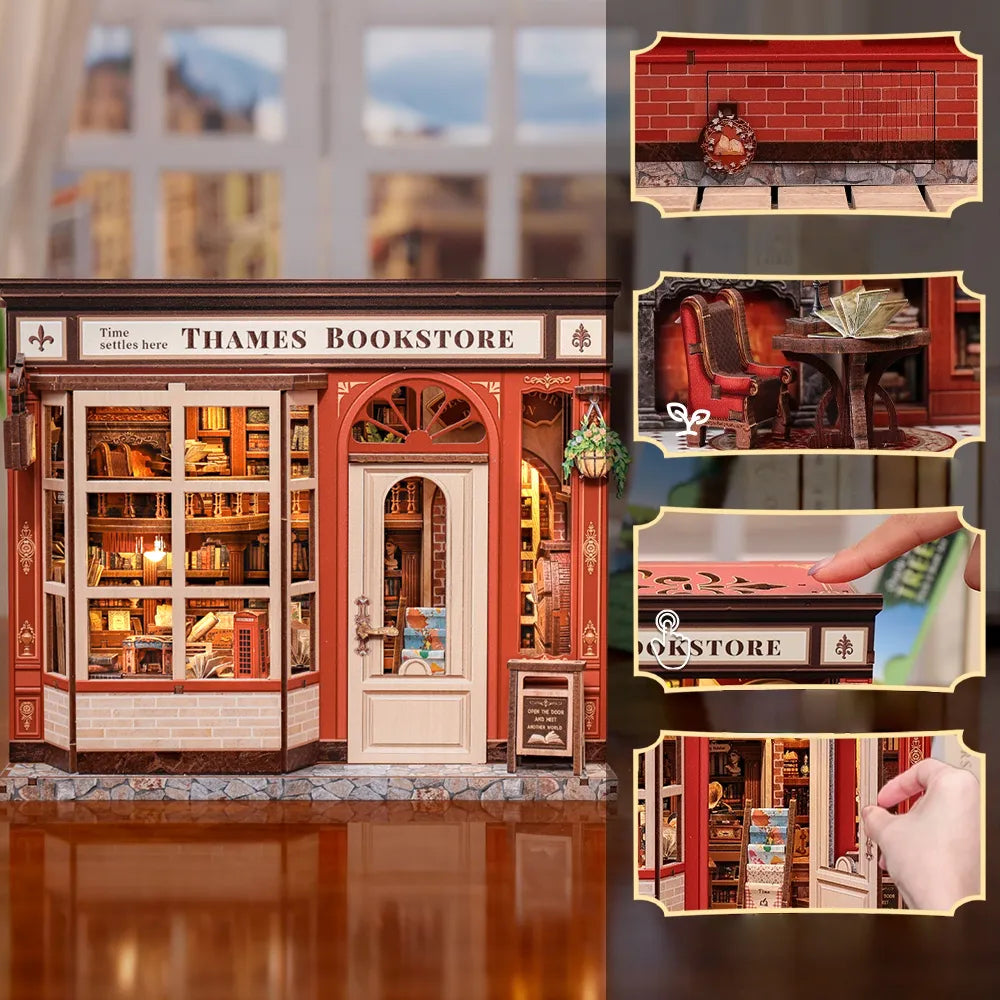 Miniature House Kit - Thames Bookstore