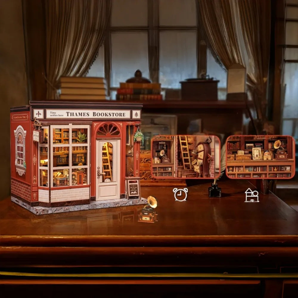 Miniature House Kit - Thames Bookstore
