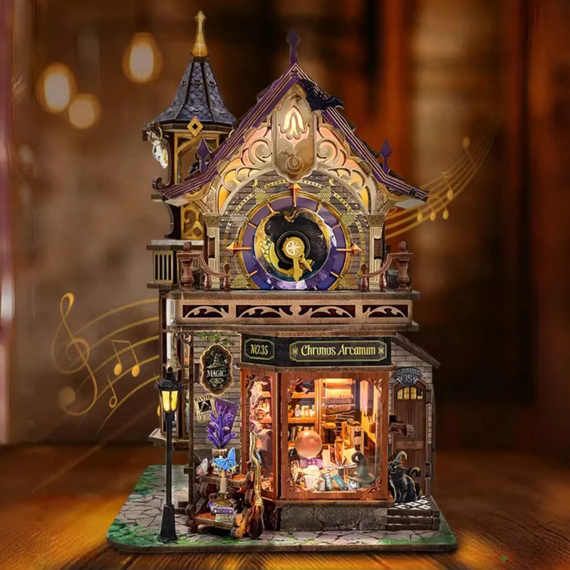 Time Magic Club Miniature House Kit – DIY Clock Tower Magic Shop
