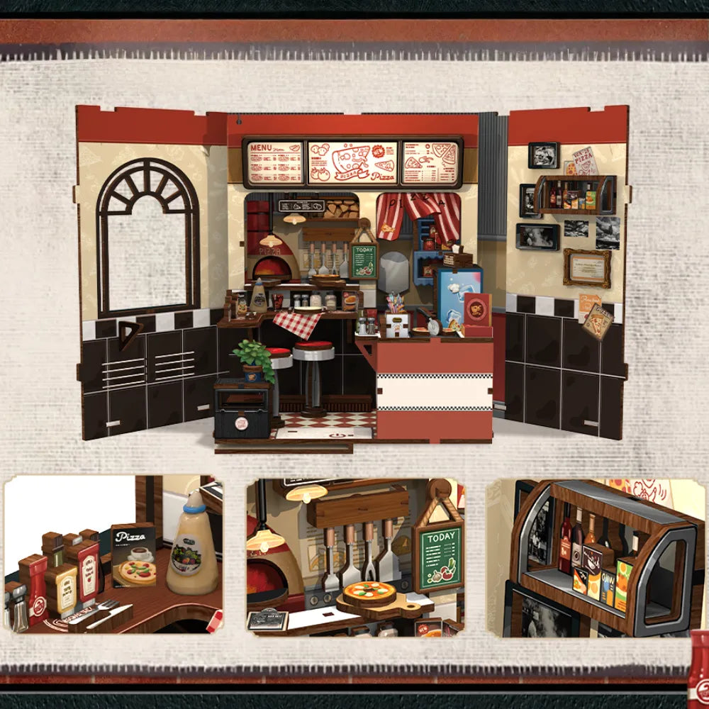 Miniature House Kit - Uncle Joe's Pizzeria