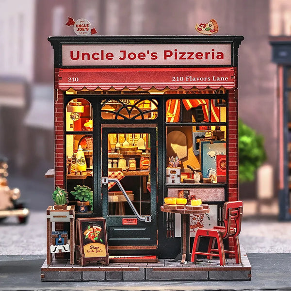 Miniature House Kit - Uncle Joe's Pizzeria