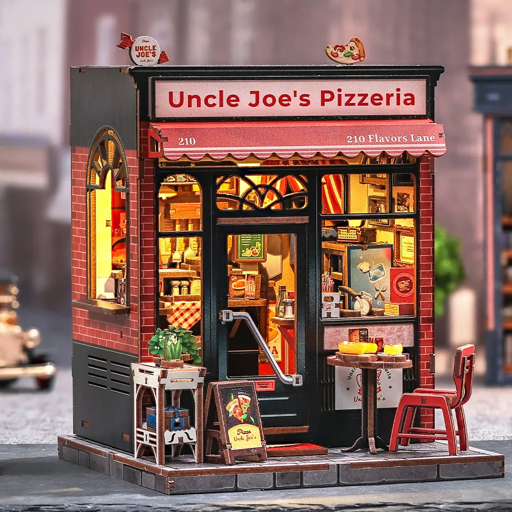 Miniature House Kit - Uncle Joe's Pizzeria