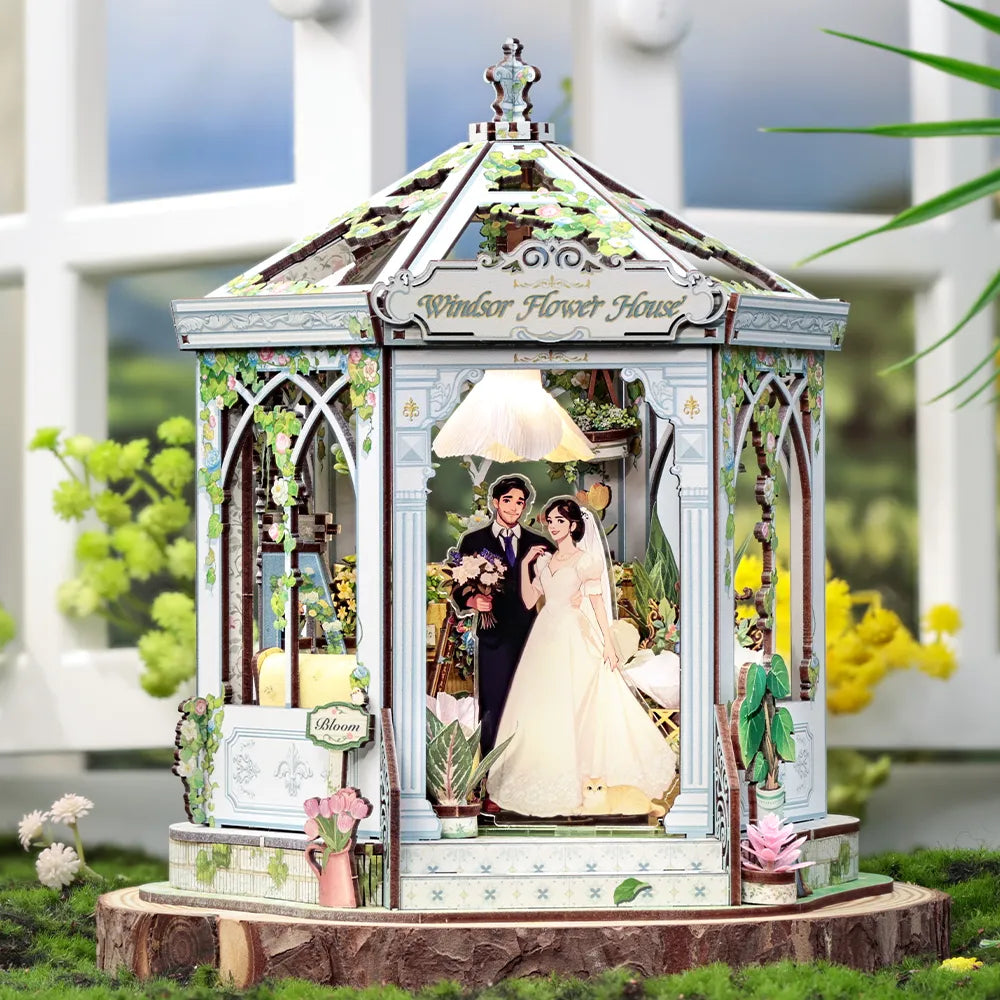 Miniature House Kit - Windsor Flower House