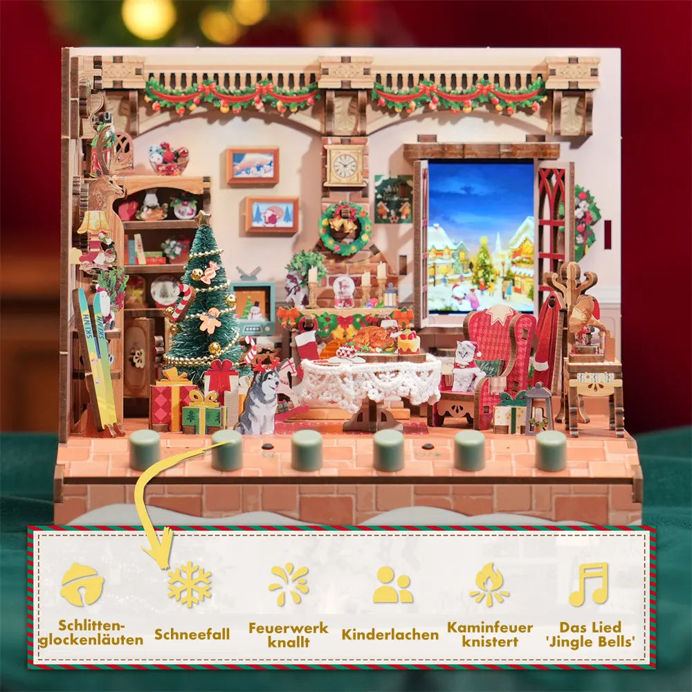 Miniature House - The Christmas Cottage