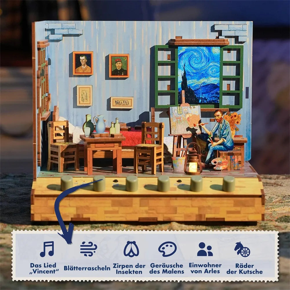 Miniature House - Vincent's Bedroom