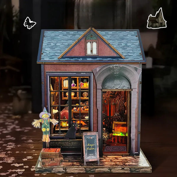 Miniature House Kit - Dark Cabin