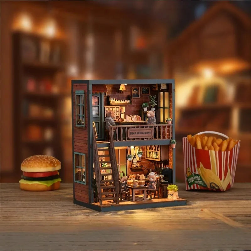 Miniature House Kit - Bear Restaurant