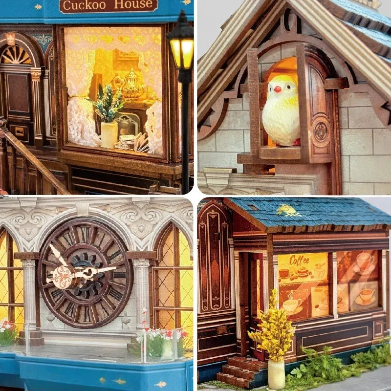 3D Wooden Puzzle - Cuckoo House
