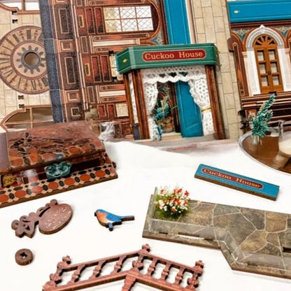 3D Wooden Puzzle - Cuckoo House