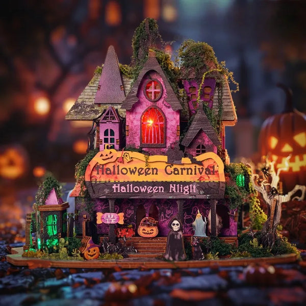 Miniature House Kit - Halloween Night