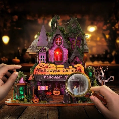 Miniature House Kit - Halloween Night