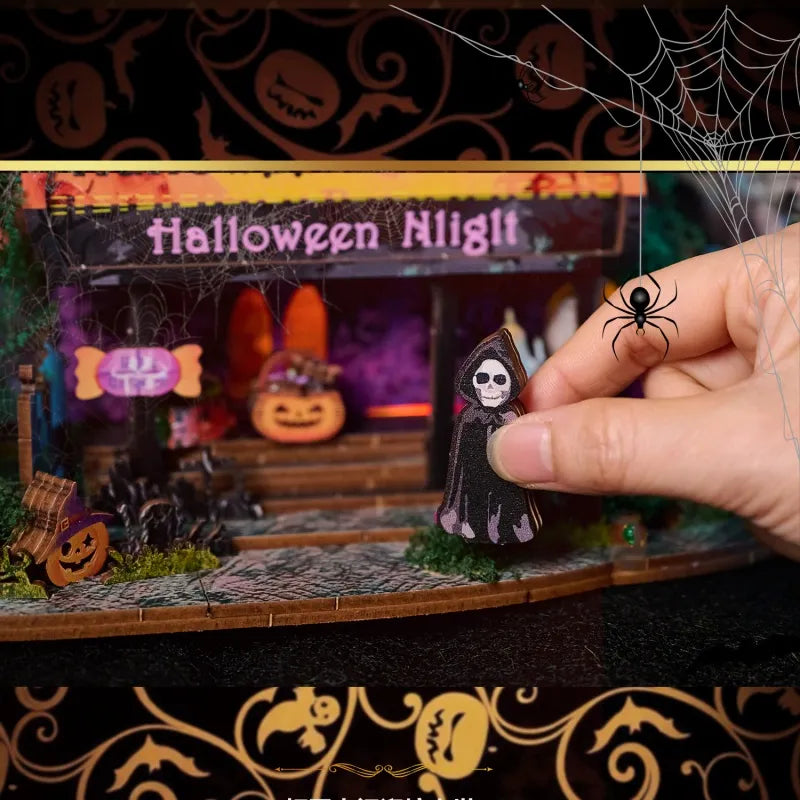 Miniature House Kit - Halloween Night